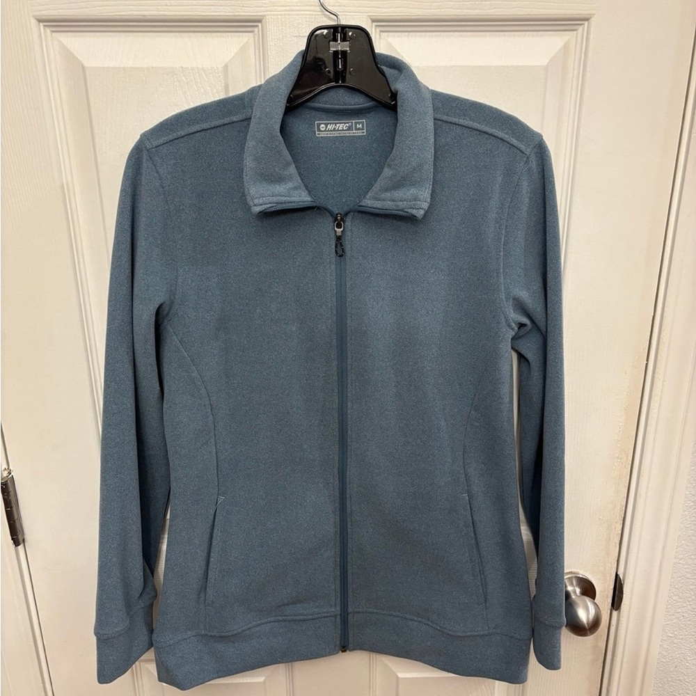 NWoT Hi-Tech Women's Full Sleeve Mock Neck Fleece Jacket Sweatshirt size m